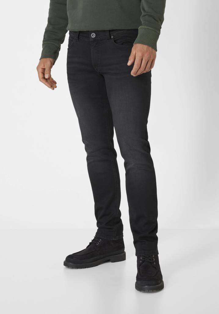 Paddocks DEAN MOTION&COMFORT JOGG DENIM schmale Passform - black black used moustache Super Rabatt