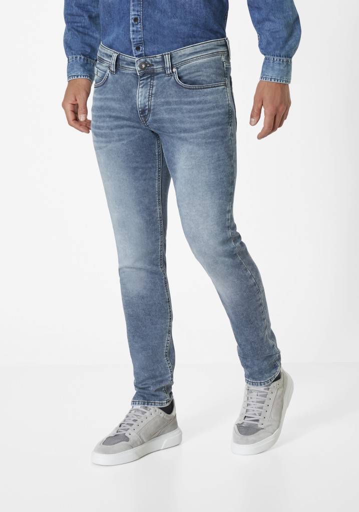Paddocks DEAN MOTION&COMFORT JOGG DENIM schmale Passform - dark blue used moustache 50% Rabatt mit kostenlosem Versand
