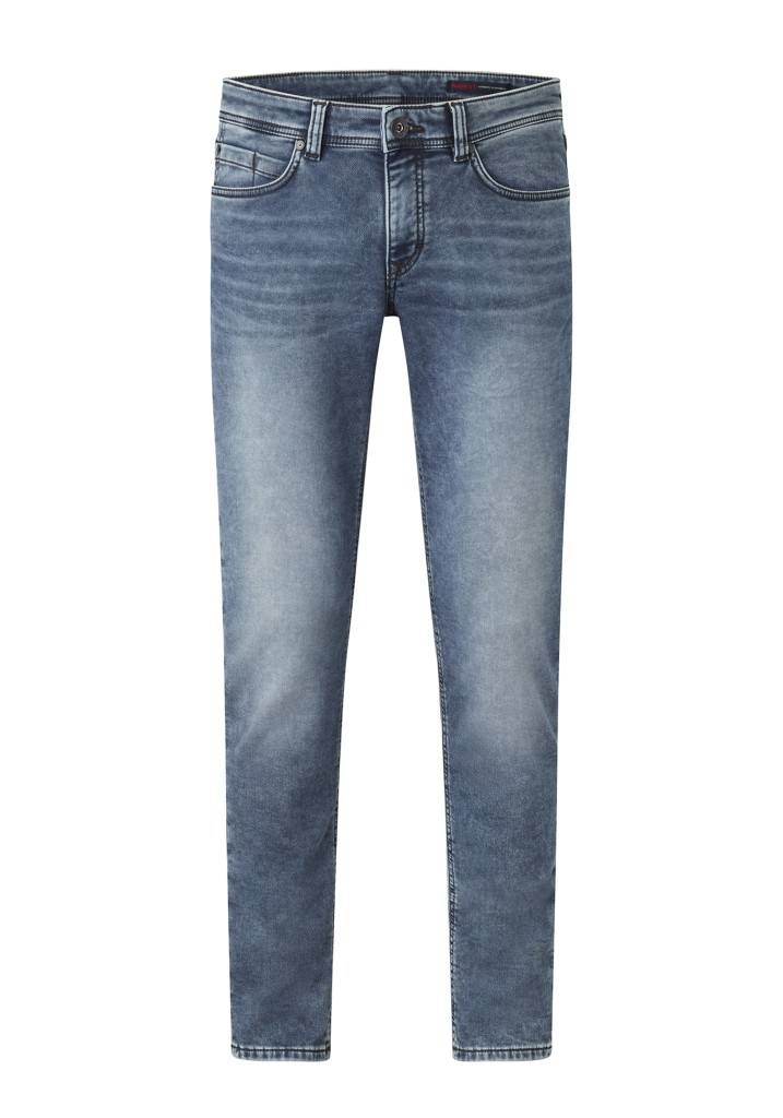 Paddocks DEAN MOTION&COMFORT JOGG DENIM schmale Passform - dark blue used moustache 50% Rabatt mit kostenlosem Versand