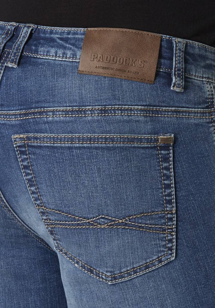 Paddocks PIPE Saddle Stitch MOTION&COMFORT schmale Passform - blue medium used Kostenloser Versand international