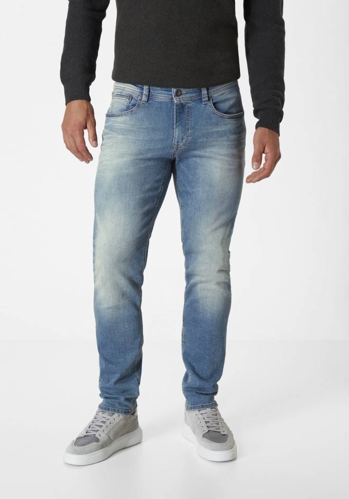 Paddocks DEAN / WITHOUT DESTROY schmale Passform - medium blue used moustache Begrenzt auf 3 Tage