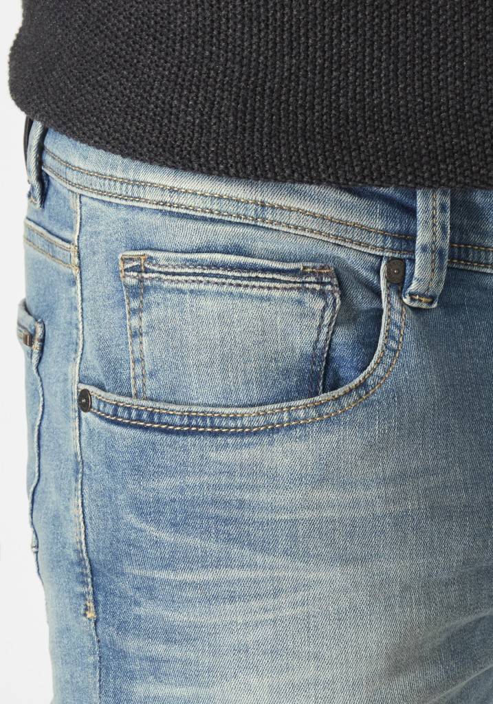 Paddocks DEAN / WITHOUT DESTROY schmale Passform - medium blue used moustache Begrenzt auf 3 Tage