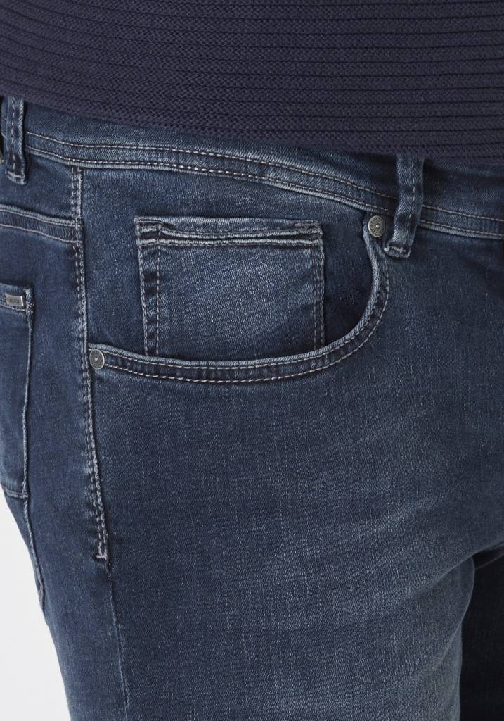 Paddocks DEAN MOTION&COMFORT schmale Passform - blue black used and moustache Speichern exportieren