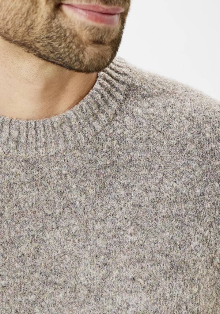Paddocks Wool round neck normale Passform - taupe Günstiger Verkauf
