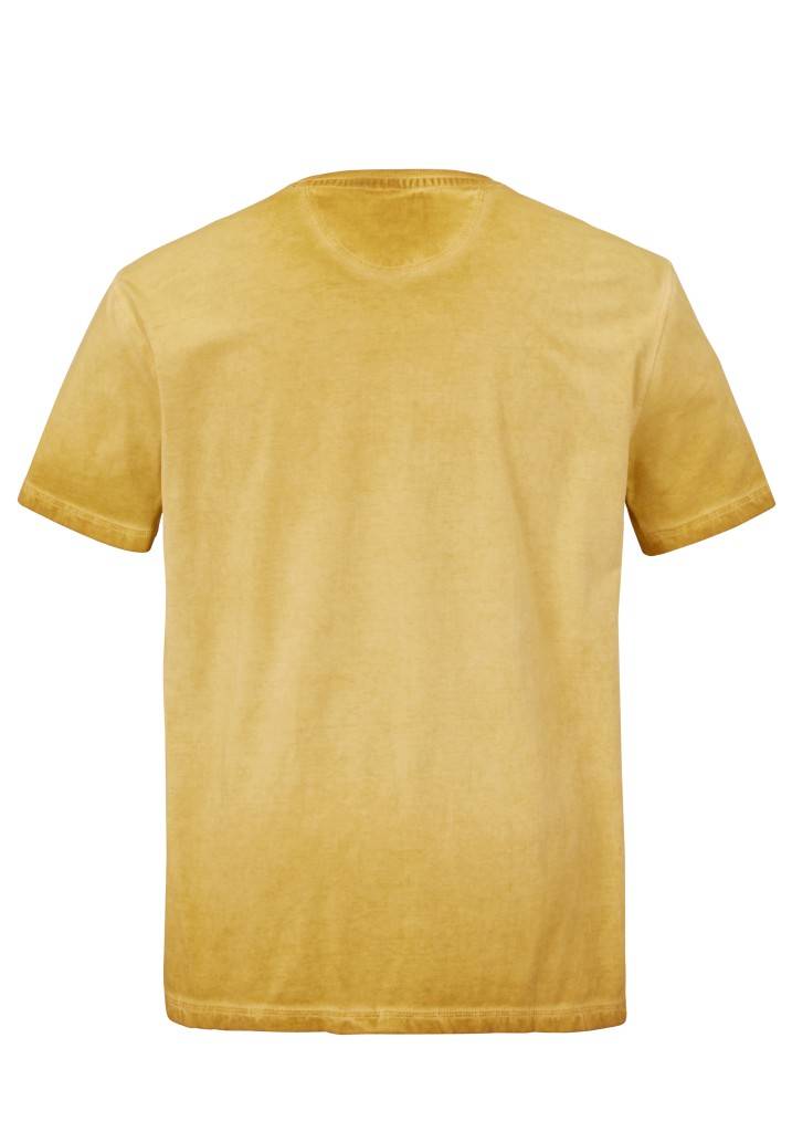 Paddocks Round neck short sleeve normale Passform - gold Blitzverkäufe