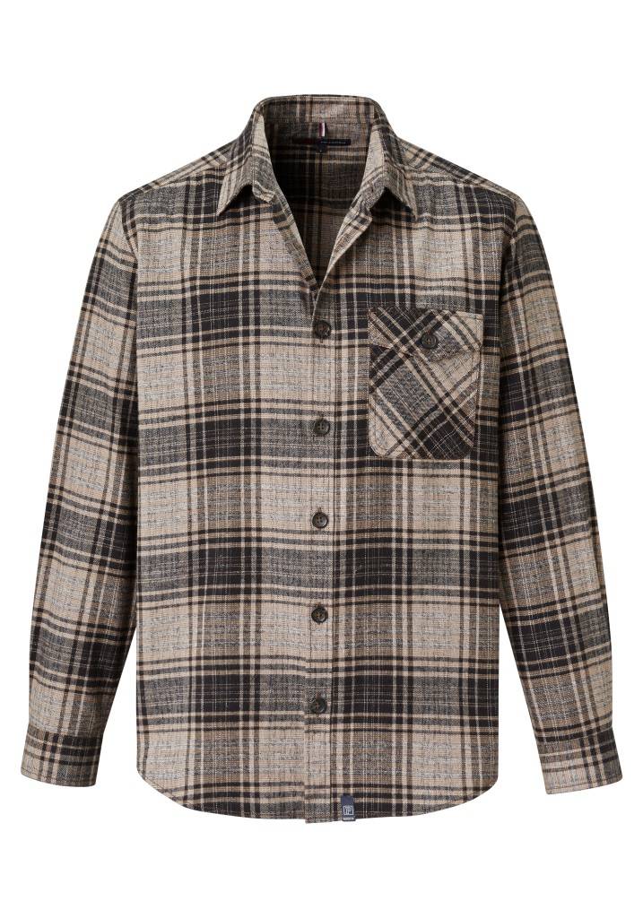 Paddocks Check Overjacket with patched pockets normale Passform - beige Günstig kaufen
