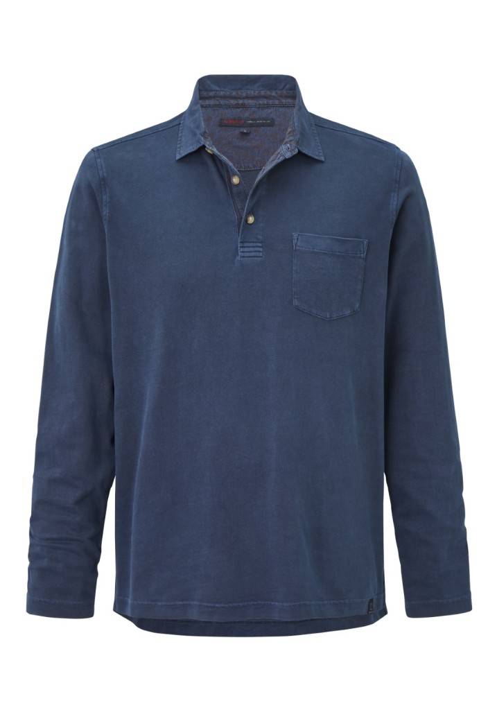 Paddocks Heavy jersey polo with pockets normale Passform - blue Großer Ausverkauf