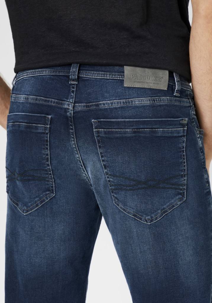 Paddocks DEAN MOTION&COMFORT schmale Passform - vintage blue black wash Jubiläumsangebot