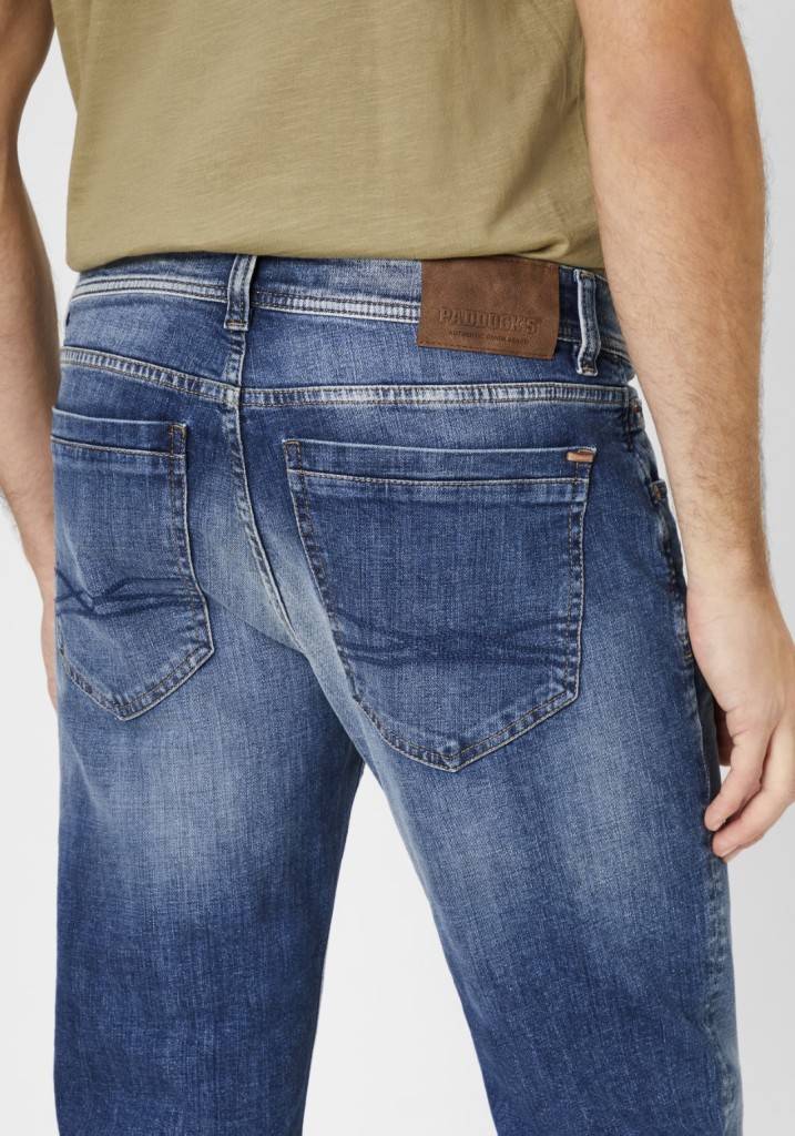 Paddocks DEAN MOTION&COMFORT schmale Passform - vintage blue wash Lagerräumung