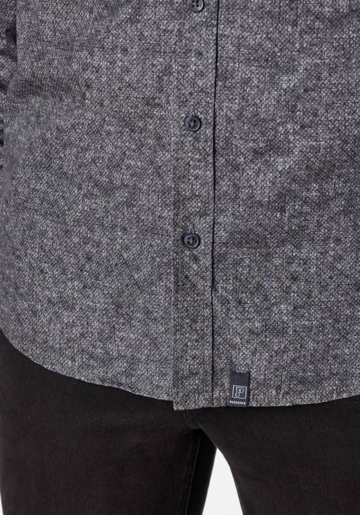 Paddocks shirt with 1 bust pocket normale Passform - anthra Räumungsverkauf