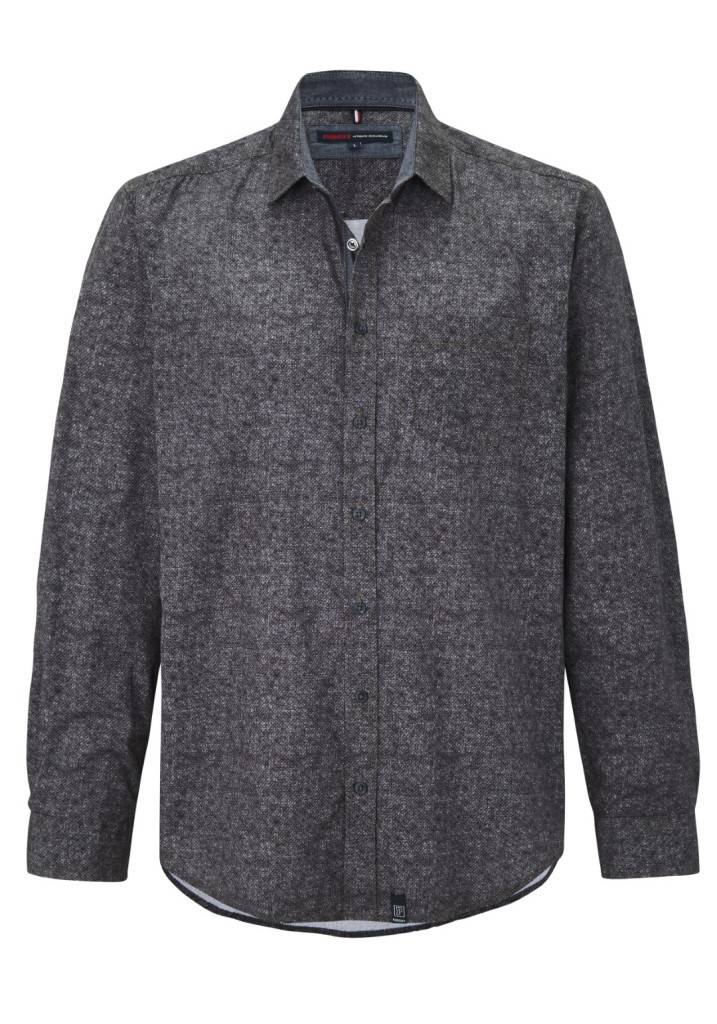 Paddocks shirt with 1 bust pocket normale Passform - anthra Räumungsverkauf