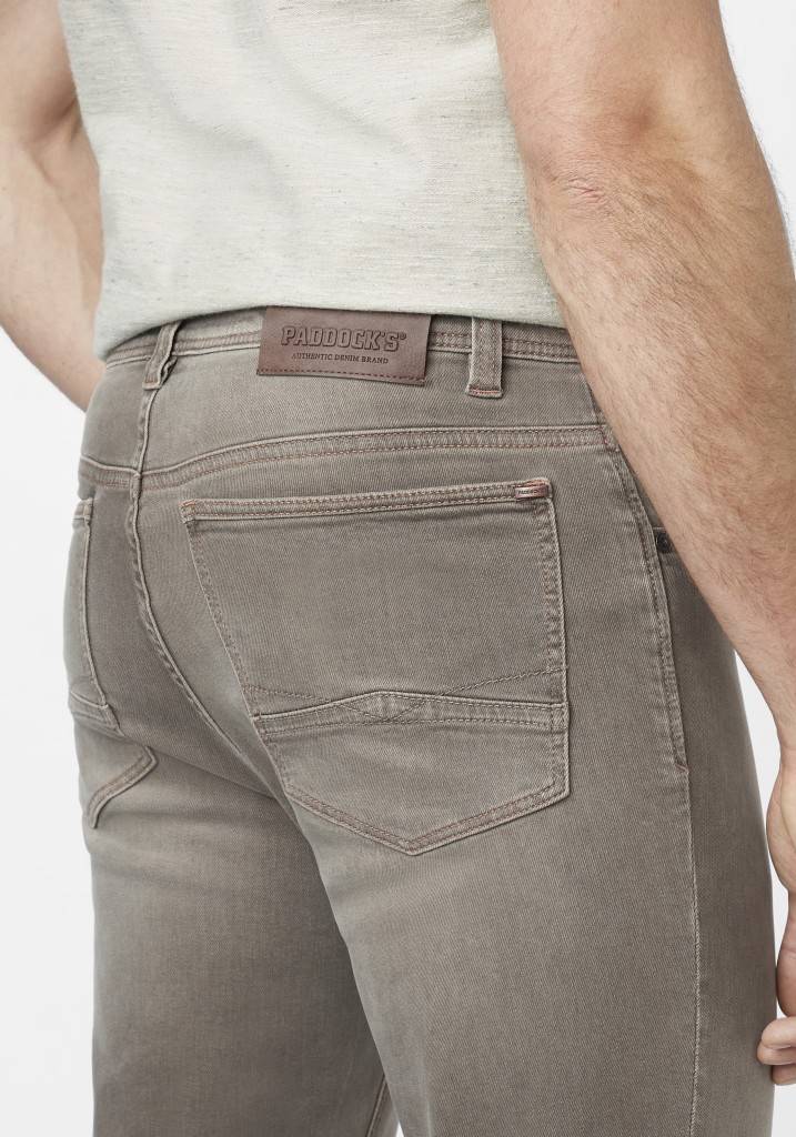 Paddocks PIPE MOTION&COMFORT schmale Passform - mid. grey od brown used Riesige Ersparnisse