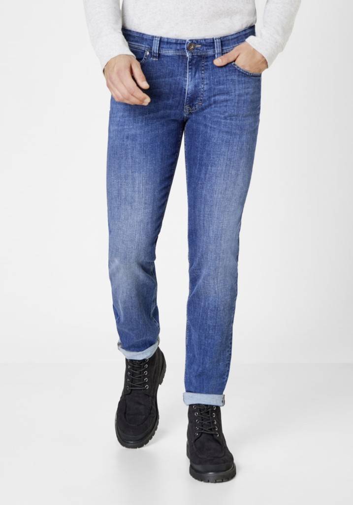 Paddocks DEAN MOTION&COMFORT schmale Passform - true blue heavy washed VIP-Rabatte