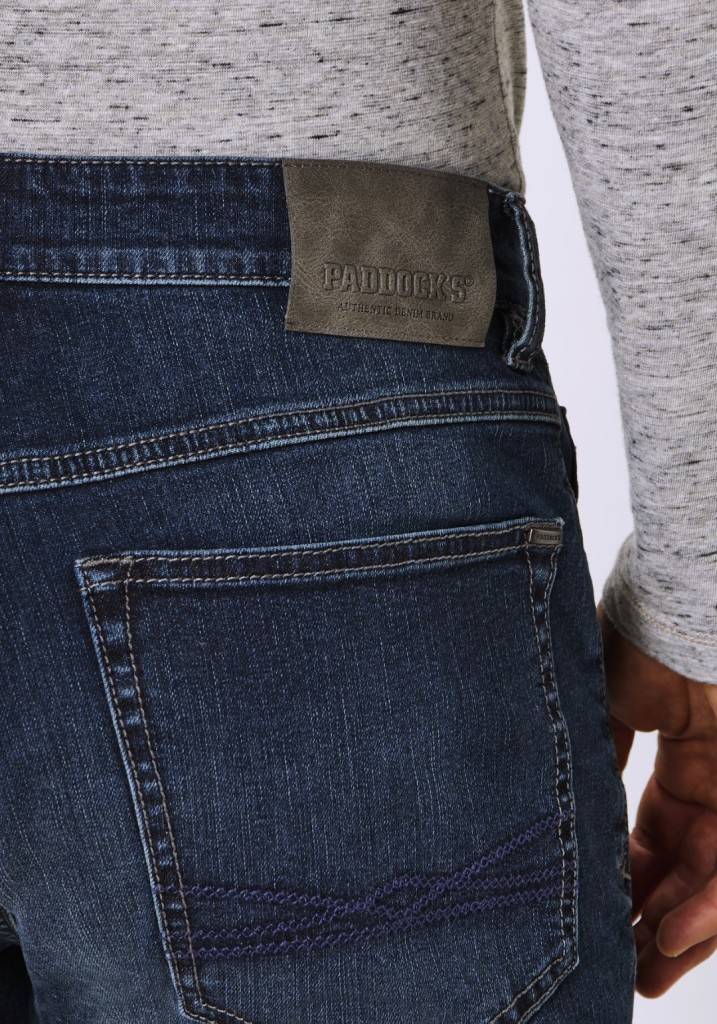 Paddocks DUKE normale Passform - blue black heavy wash Letzter Tag