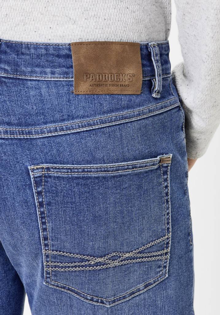 Paddocks BEN MOTION&COMFORT bequeme Passform - medium blue use moustache Vierteljährliche Förderung