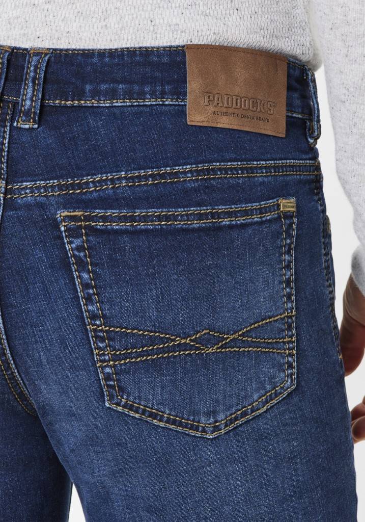 Paddocks PIPE Saddle Stitch MOTION&COMFORT schmale Passform - dark blue used Super Rabatt