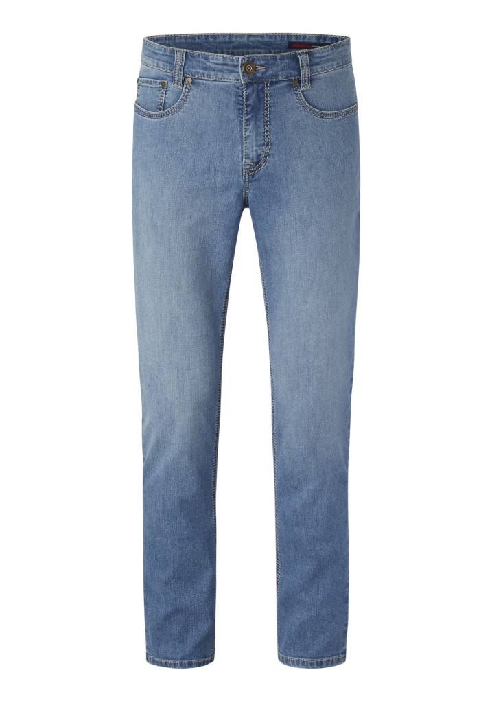 Paddocks PIPE Saddle Stitch MOTION&COMFORT schmale Passform - blue bleached used Fabrikladen