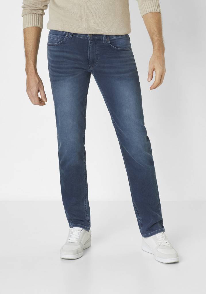Paddocks DEAN MOTION&COMFORT JOGG DENIM schmale Passform - blue grey used moustache Black Friday Preise
