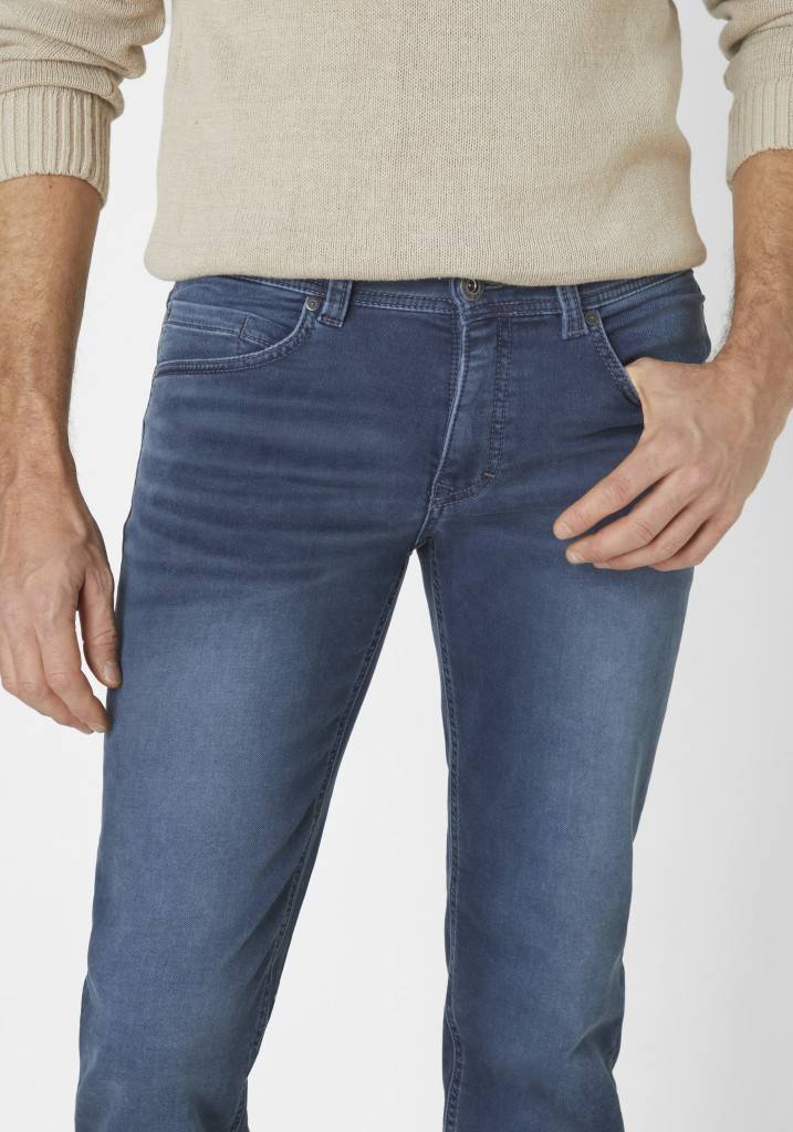 Paddocks DEAN MOTION&COMFORT JOGG DENIM schmale Passform - blue grey used moustache Black Friday Preise