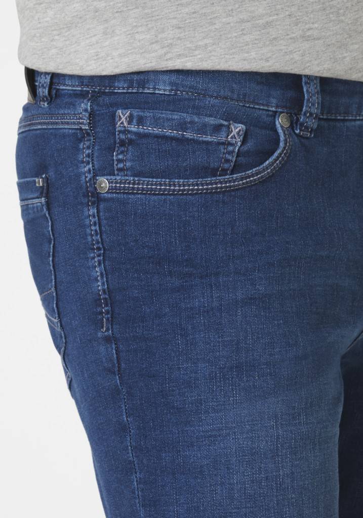 Paddocks PIPE MOTION&COMFORT schmale Passform - medium blue od blue used moustache 50% Rabatt für begrenzte Zeit