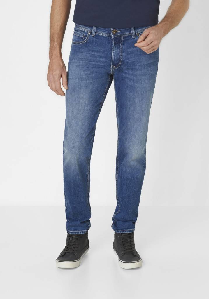 Paddocks DEAN MOTION&COMFORT schmale Passform - medium blue used moustache 2025