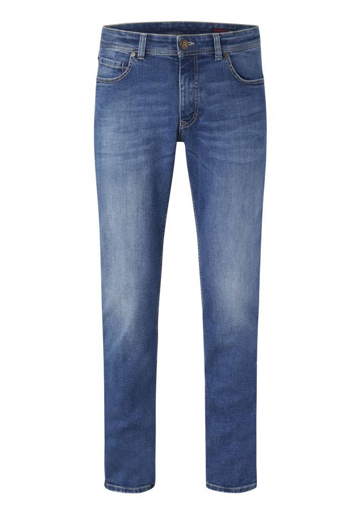 Paddocks DEAN MOTION&COMFORT schmale Passform - medium blue used moustache 2025