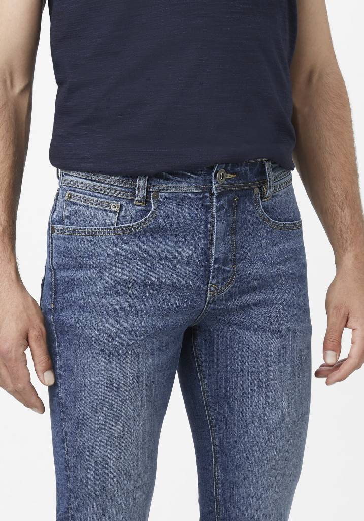Paddocks PIPE ZERO COTTON schmale Passform - medium blue used moustache Angebote