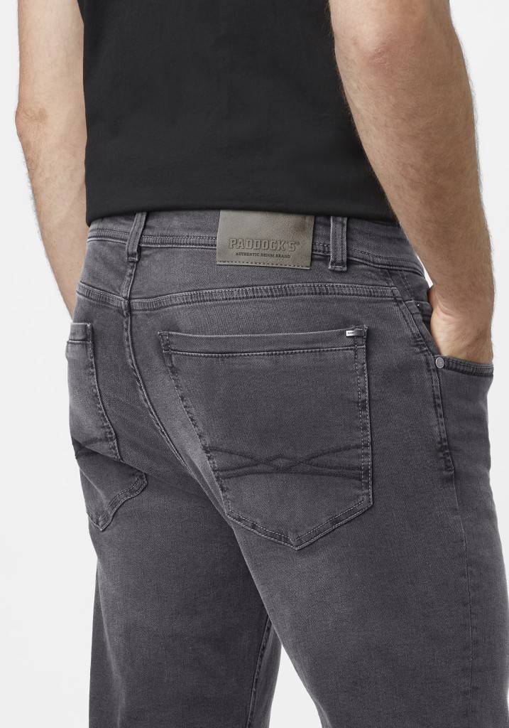 Paddocks DEAN schmale Passform - black used moustache im Angebot