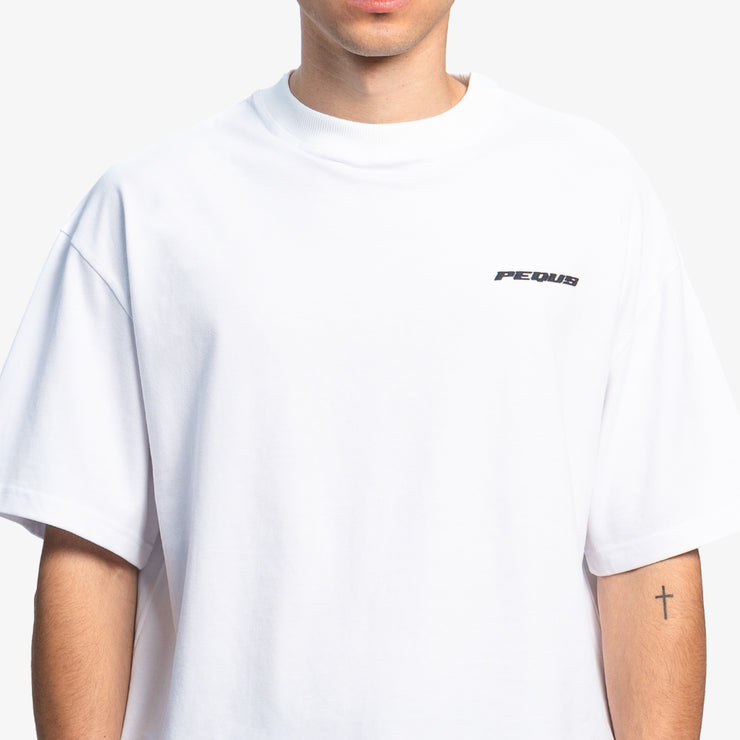 Pequs Plágia Chest Logo T-Shirt Lagerräumung