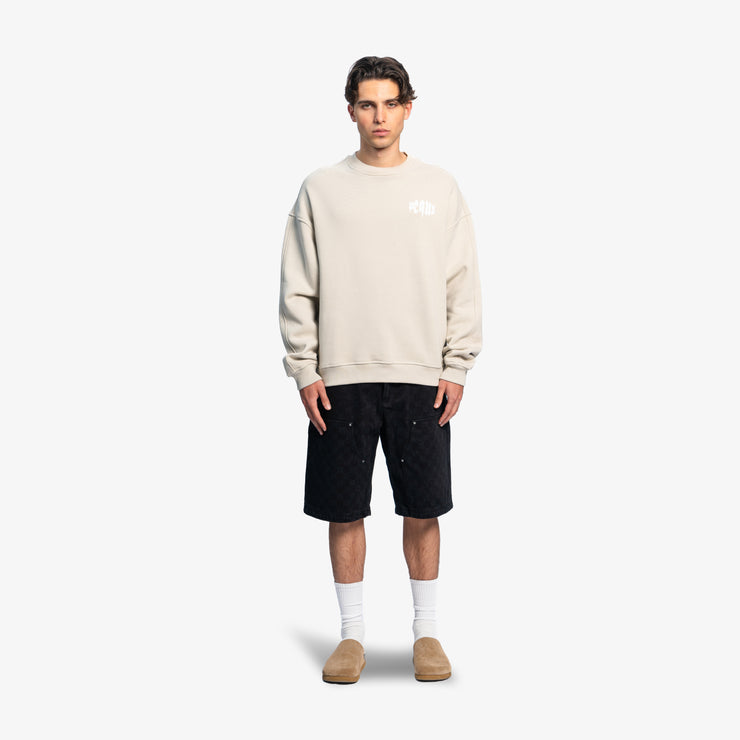 Pequs Mythic Chest Logo Sweater Neueste Mode