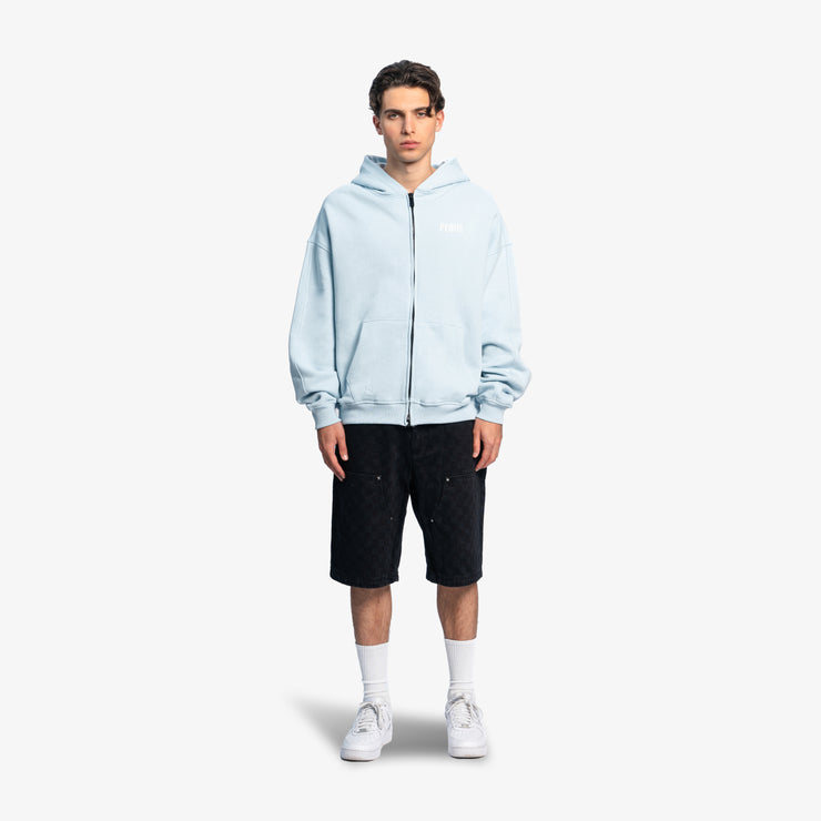 Pequs Back Logo Zip Hoodie Große Rabatte