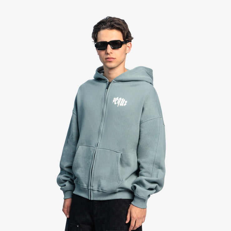 Pequs Mythic Chest Logo Zip Hoodie Neuheiten