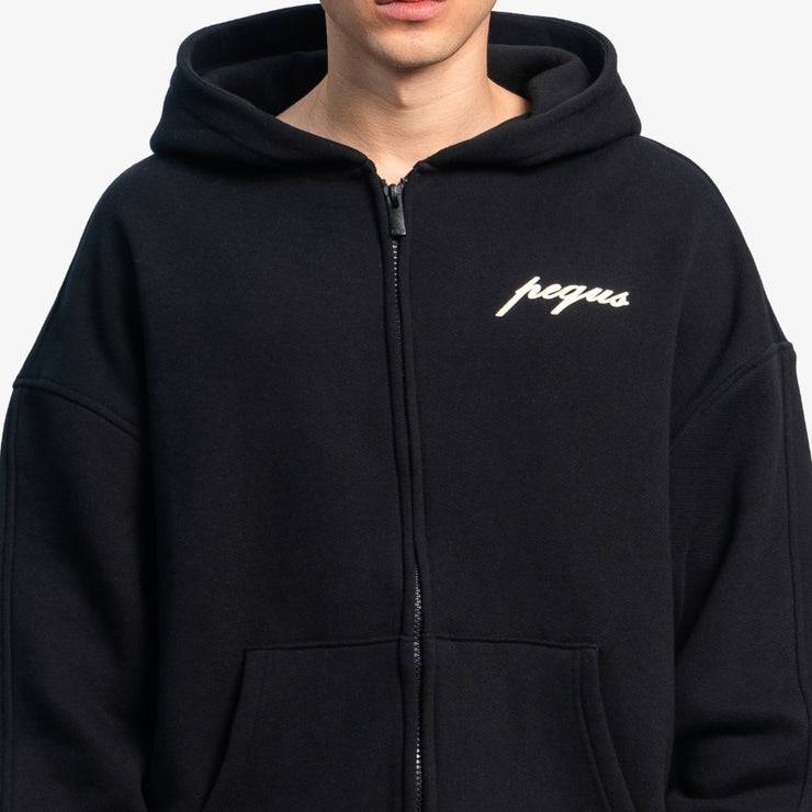 Pequs A Paradise Beach Club Back Logo Zip Hoodie Saisonale Angebote