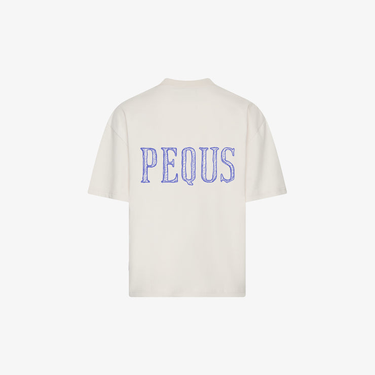Pequs Scribble Back Logo T-Shirt Super Sparpreis