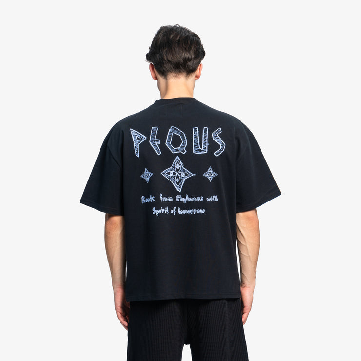 Pequs Skribbled T-Shirt Bis zu 65% Rabatt