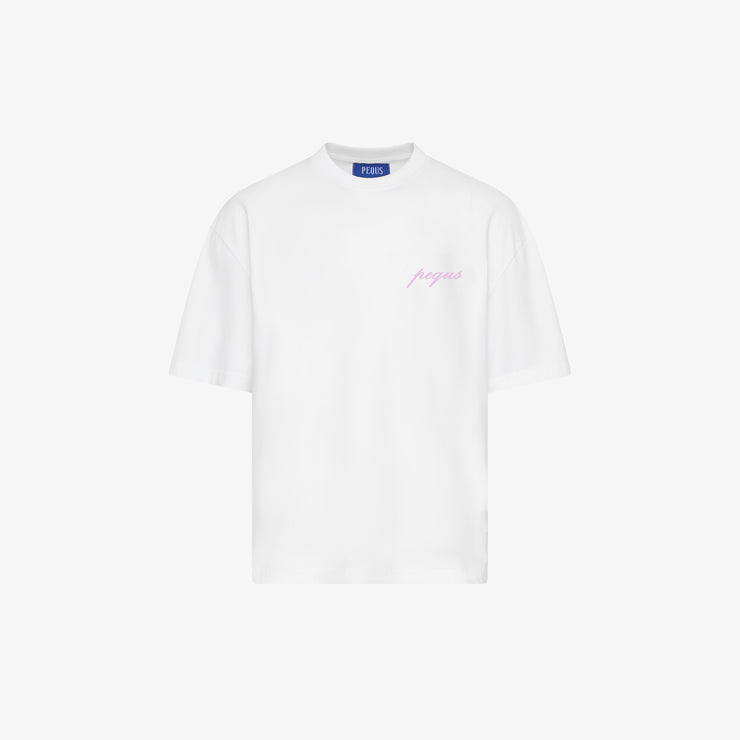 Pequs A Paradise Beach Club Back Logo T-Shirt Clearance-Verkauf