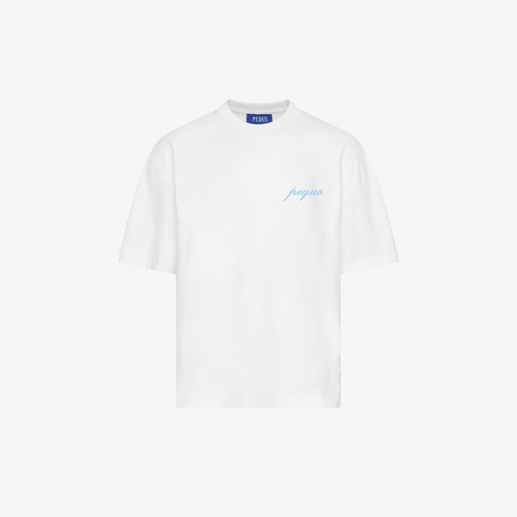 Pequs A Paradise Beach Club Back Logo T-Shirt Im Verkauf