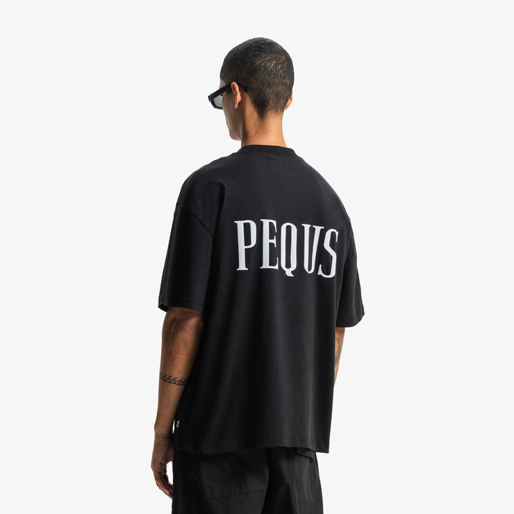 Pequs Back Logo T-Shirt 50% Rabatt für begrenzte Zeit