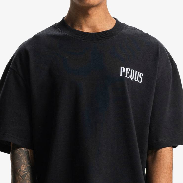 Pequs Back Logo T-Shirt 50% Rabatt für begrenzte Zeit