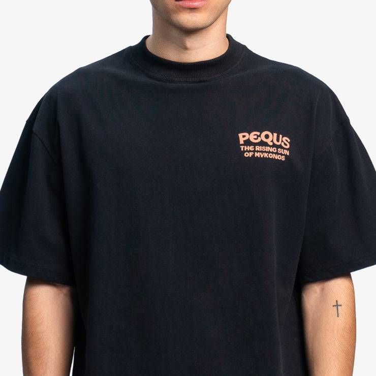 Pequs Rising Sun T-Shirt Kostenloser Versand