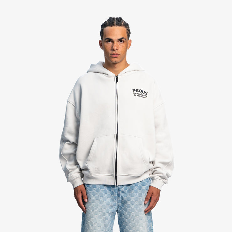 Pequs Rising Sun Zip Hoodie Fabrik Onlineshop