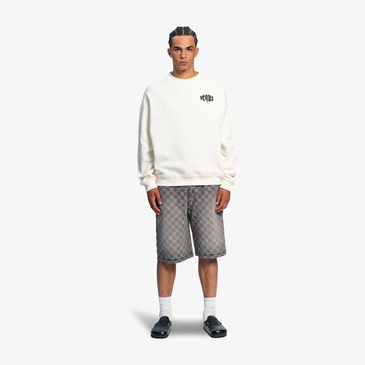 Pequs Mythic Chest Logo Sweater Großer Ausverkauf