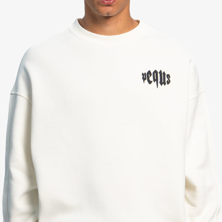 Pequs Mythic Chest Logo Sweater Großer Ausverkauf