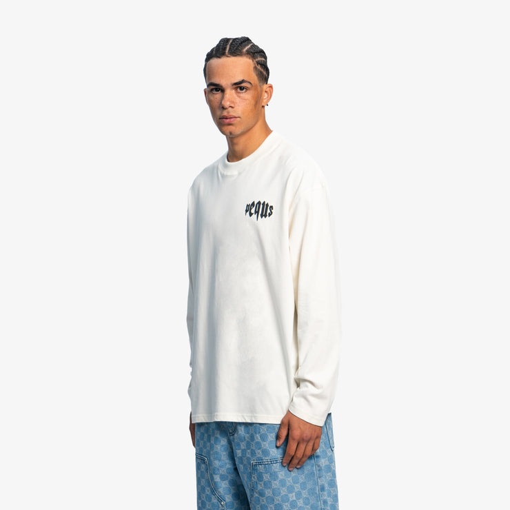 Pequs Mythic Chest Logo Longsleeve Preisnachlass