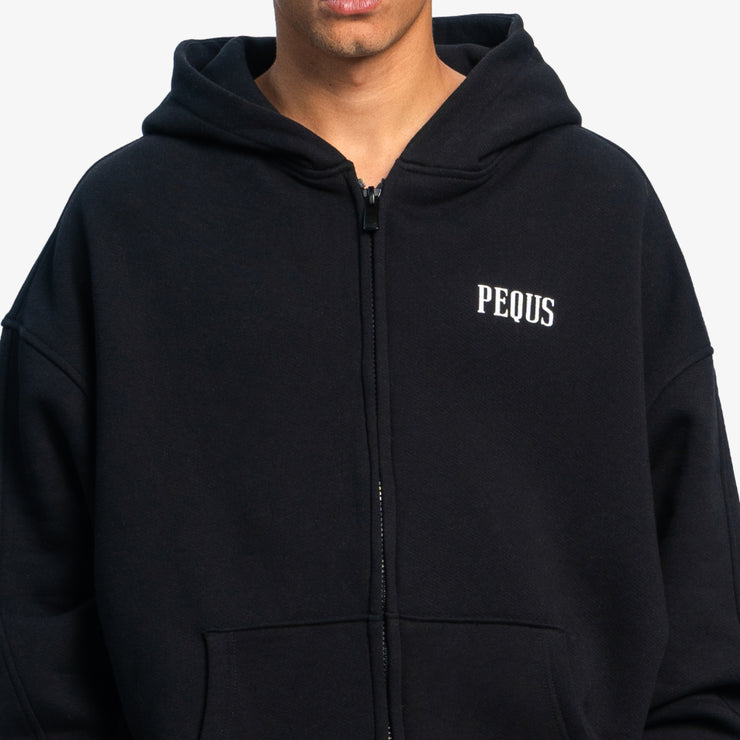 Pequs Chest Logo Zip Hoodie Jubiläumsangebot