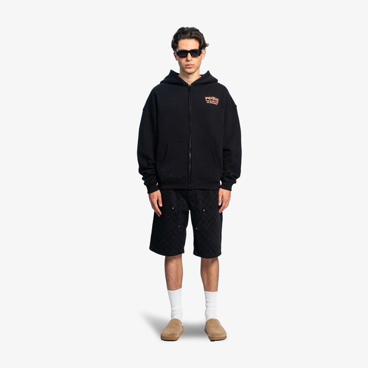 Pequs Rising Sun Zip Hoodie Heißer Verkauf