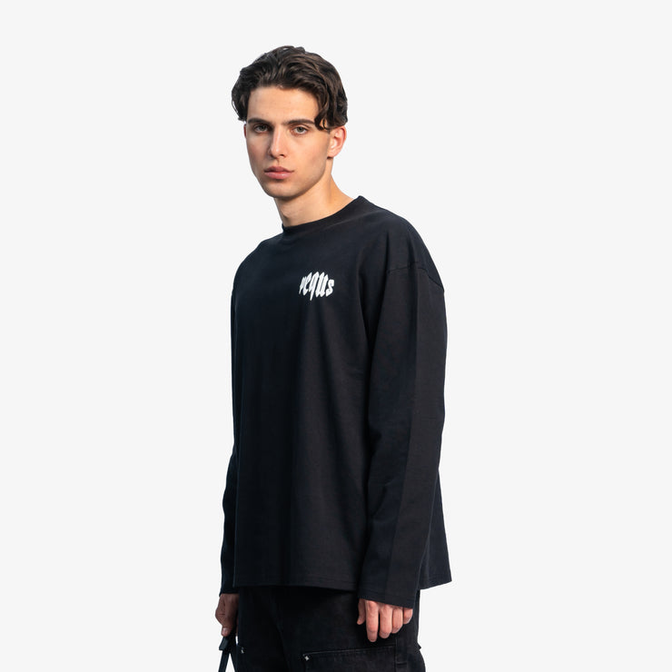Pequs Mythic Chest Logo Longsleeve Große Rabatte