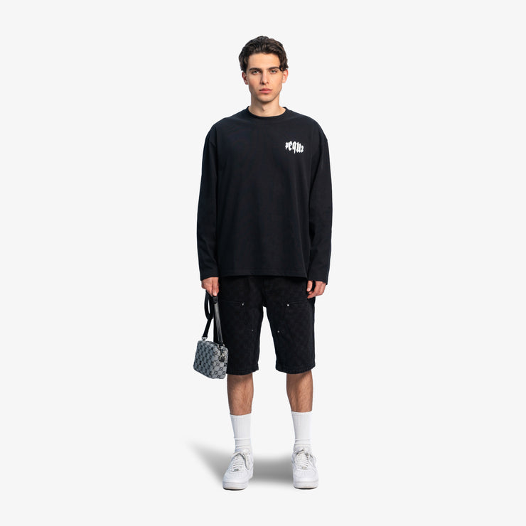 Pequs Mythic Chest Logo Longsleeve Große Rabatte
