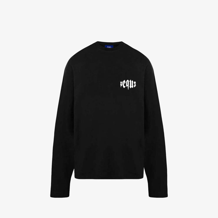 Pequs Mythic Chest Logo Longsleeve Große Rabatte