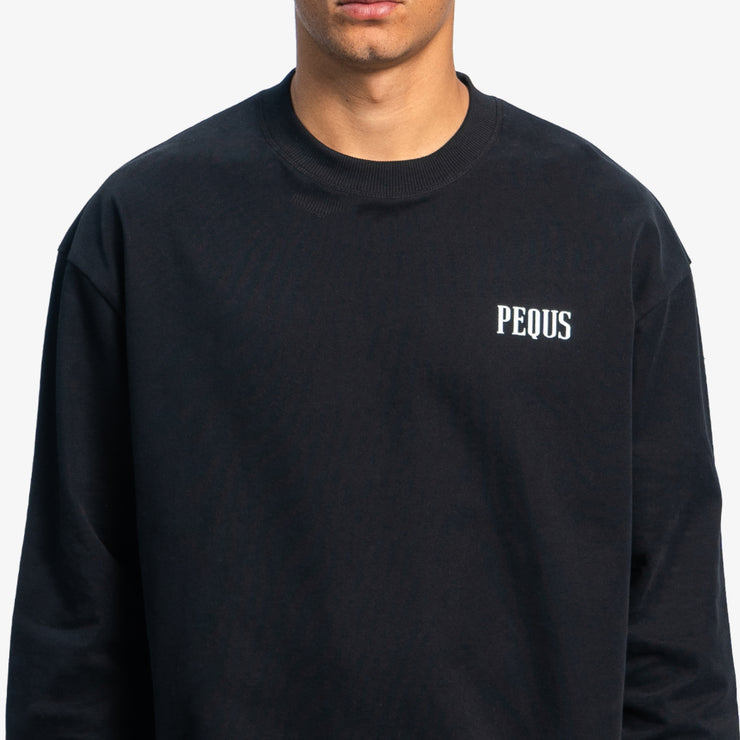 Pequs Back Logo Longsleeve Räumungsverkauf